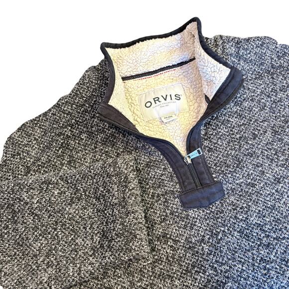 Orvis 1/4 Zip Pullover Sweater Men's Sz XXL - Picture 1 of 6